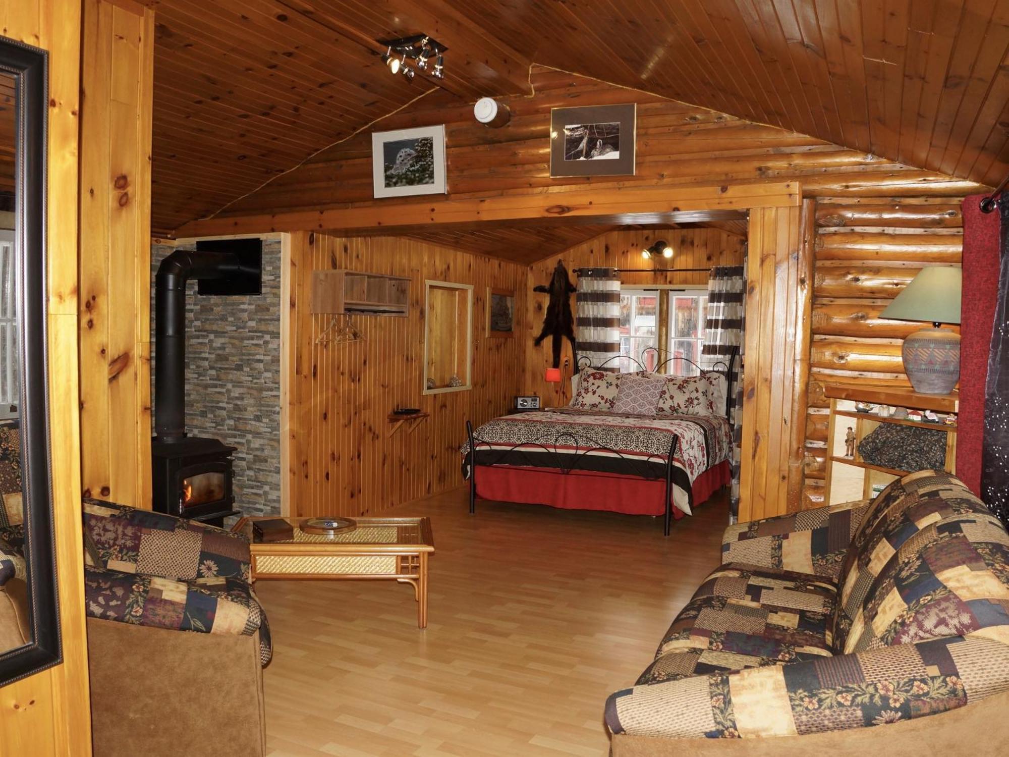 Domaine Le Bostonnais - Le Village En Bois Rond La Tuque Zimmer foto