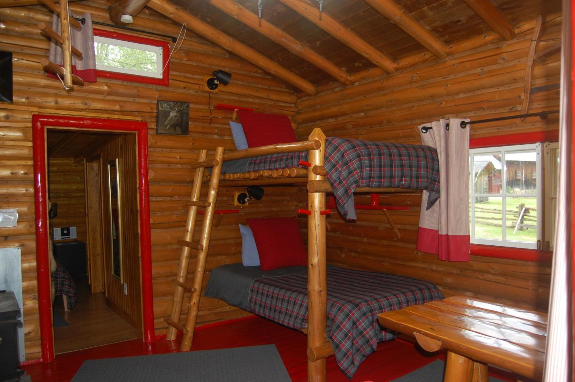 Domaine Le Bostonnais - Le Village En Bois Rond La Tuque Zimmer foto