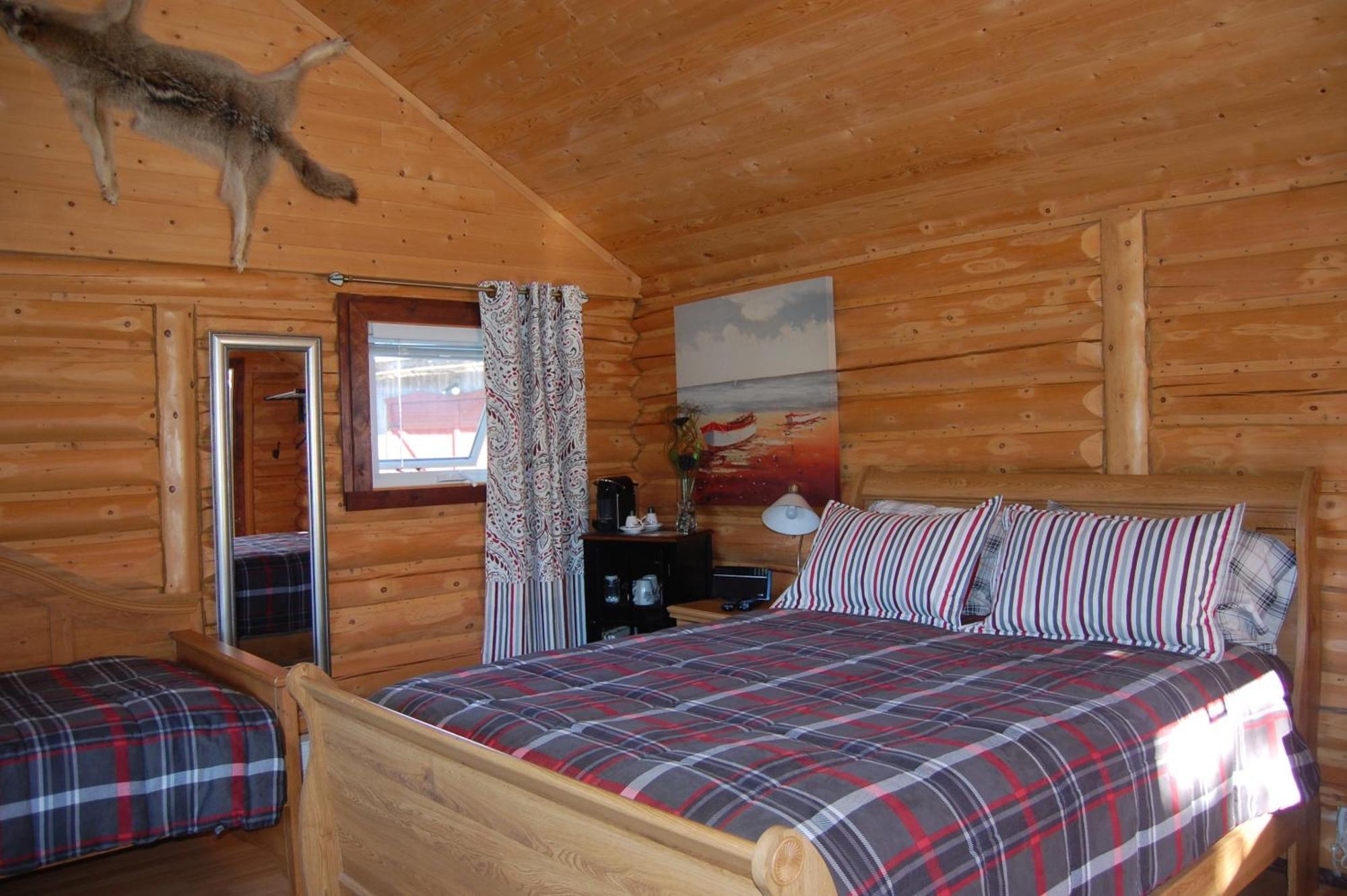 Domaine Le Bostonnais - Le Village En Bois Rond La Tuque Zimmer foto